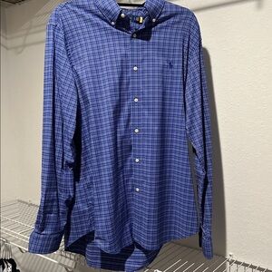 Ralph Lauren Navy Checkered Shirt